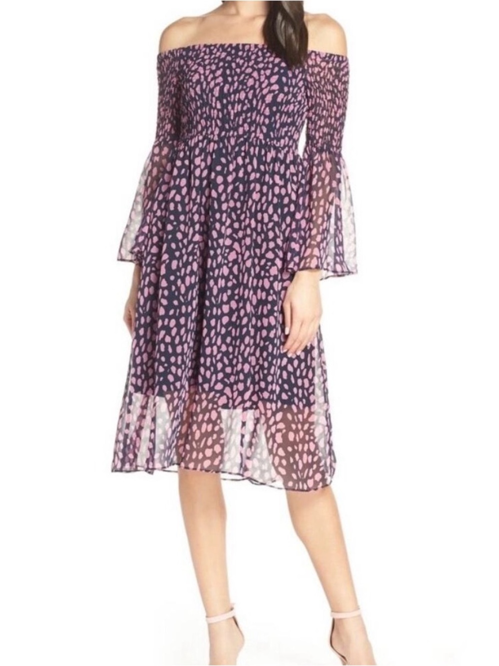 Sam Edelman Off the Shoulder Dress / Size 8